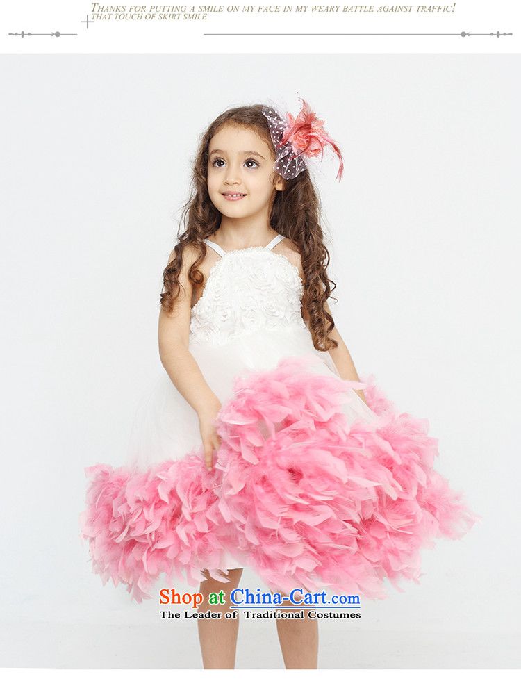 Eyas Spring) Children Dance dresses feather skirt bon bon skirt dress girls princess skirt Flower Girls dress skirt costumes dresses D4210 female white 130 pictures, prices, brand platters! The elections are supplied in the national character of distribution, so action, buy now enjoy more preferential! As soon as possible.