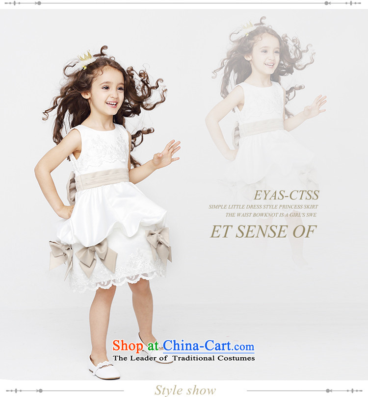 Eyas of spring and summer load children dress skirt princess skirt the girl child to live piano music dress skirt Flower Girls dress skirt bon bon skirt girls dresses D4205 female white 150 pictures, prices, brand platters! The elections are supplied in the national character of distribution, so action, buy now enjoy more preferential! As soon as possible.