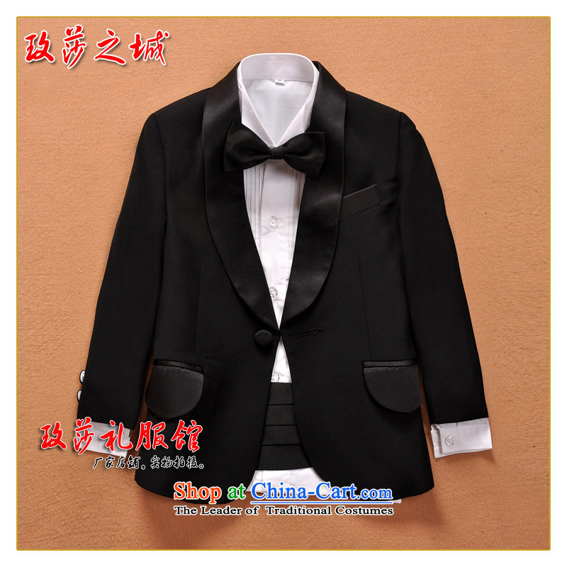 The Korean version of the Bird Suk-dress kit children costumes and Flower Girls wedding clothes black fruit for the black collar girdles tailored black spot), the Mona Lisa 150 (City shopping on the Internet has been pressed.