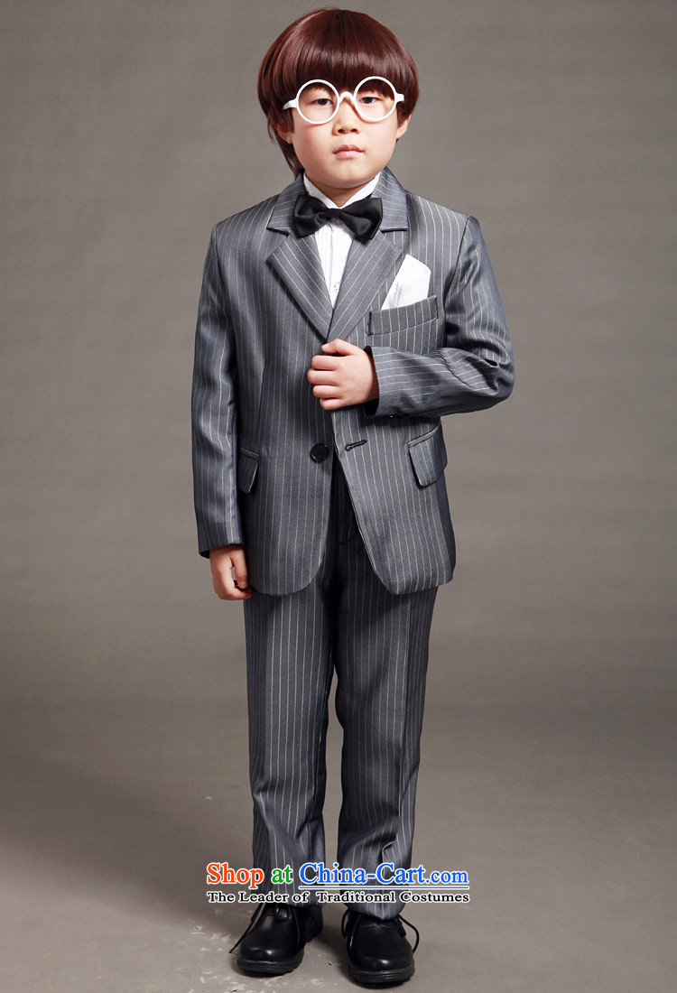 The city of Windsor suite upscale children dress male Flower Girls gray striped suit of clothes trousers auspices costumes and ground black cravat girdles shawl gray 150(2-3 Day Shipping) Picture, prices, brand platters! The elections are supplied in the national character of distribution, so action, buy now enjoy more preferential! As soon as possible.
