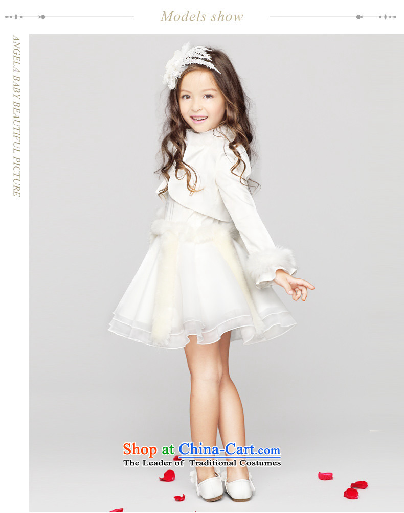 Eyas children dress princess skirt girls wedding flower girls dress skirt girls autumn and winter Princess skirt bon bon skirt plush dresses female white Kit 150cm photo, prices, brand platters! The elections are supplied in the national character of distribution, so action, buy now enjoy more preferential! As soon as possible.