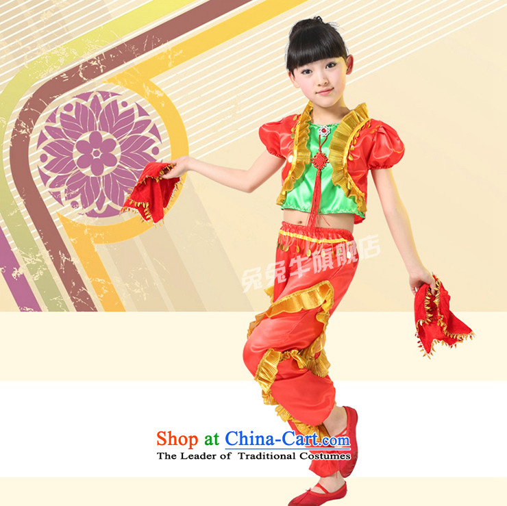 Rabbit and cattle children dance folk dance will dress girls costumes and early childhood stage costumes F39 red 140 pictures, prices, brand platters! The elections are supplied in the national character of distribution, so action, buy now enjoy more preferential! As soon as possible.