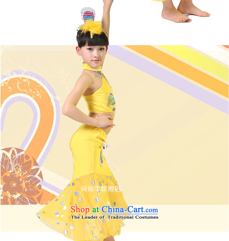Rabbit and cattle Dai Dai nationality dance dance wearing apparel girl children girls show Children Folk Dance will dress F45 Yellow 150 pictures, prices, brand platters! The elections are supplied in the national character of distribution, so action, buy now enjoy more preferential! As soon as possible.