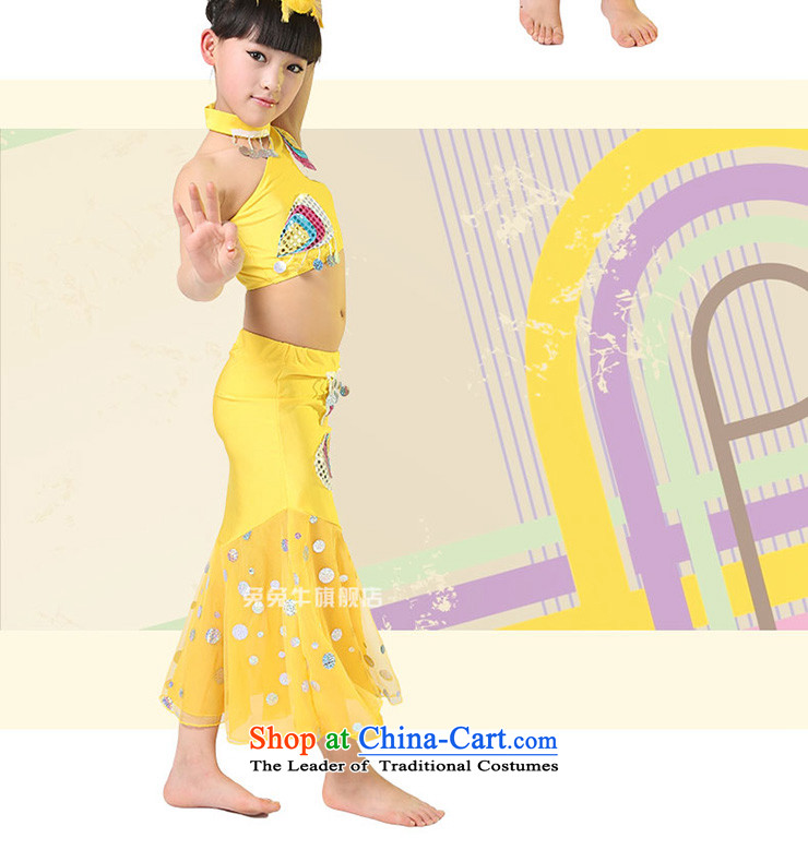 Rabbit and cattle Dai Dai nationality dance dance wearing apparel girl children girls show Children Folk Dance will dress F45 Yellow 150 pictures, prices, brand platters! The elections are supplied in the national character of distribution, so action, buy now enjoy more preferential! As soon as possible.