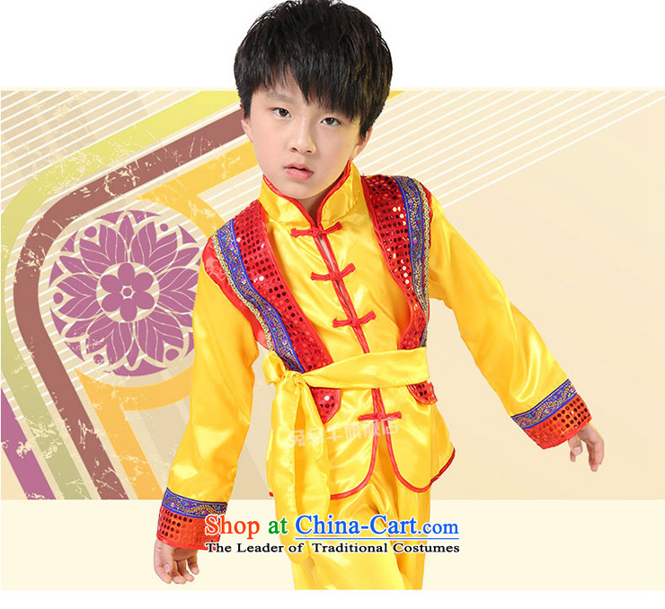 Rabbit and cattle martial arts services children national costumes martial arts costume services martial arts clothing will Children Folk Dances of the N20 Yellow 130 pictures, prices, brand platters! The elections are supplied in the national character of distribution, so action, buy now enjoy more preferential! As soon as possible.