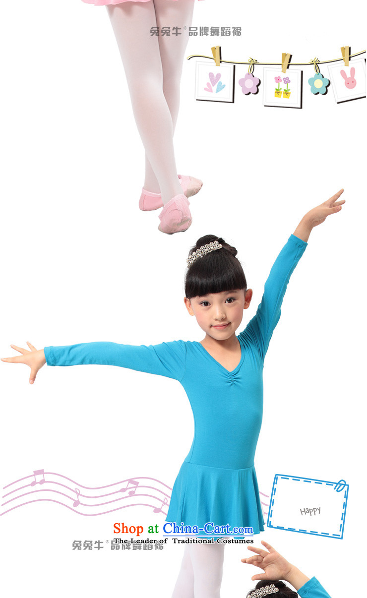 The United States and the 2014 autumn load new cattle, children dance wearing long-sleeved girls practice suits young children ballet G02 short-sleeved light pink thick plus lint-free pictures, prices, 150cm brand platters! The elections are supplied in the national character of distribution, so action, buy now enjoy more preferential! As soon as possible.