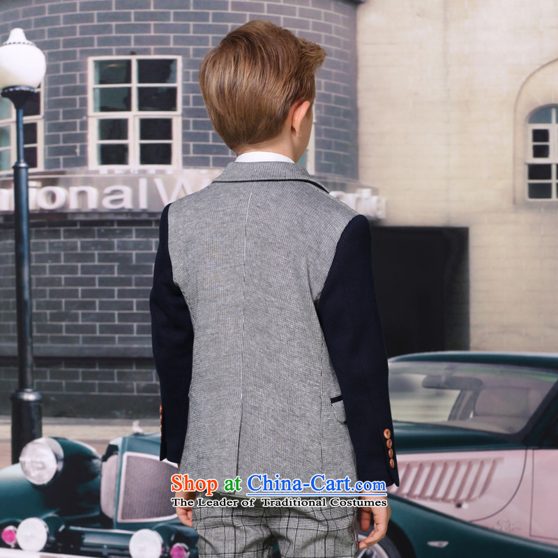 The 2014 autumn new ELPA CHILDREN'S APPAREL small suit boy cotton knit leisure suit NX0002 130,ELPA,,, shopping on the Internet