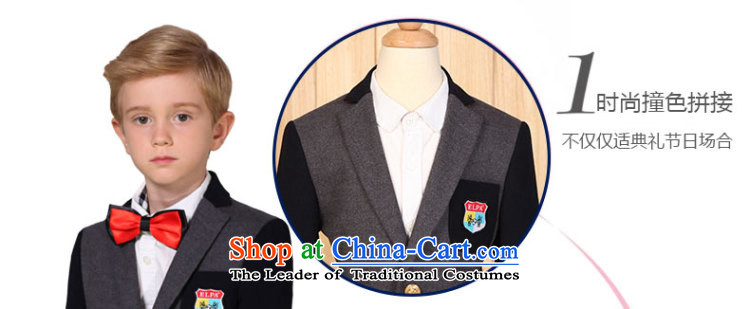 The 2014 autumn new ELPA children's apparel small boy thin hair suit it knocked color stitching) dress suit NX0005 NX0005B 150 pictures, prices, brand platters! The elections are supplied in the national character of distribution, so action, buy now enjoy more preferential! As soon as possible.