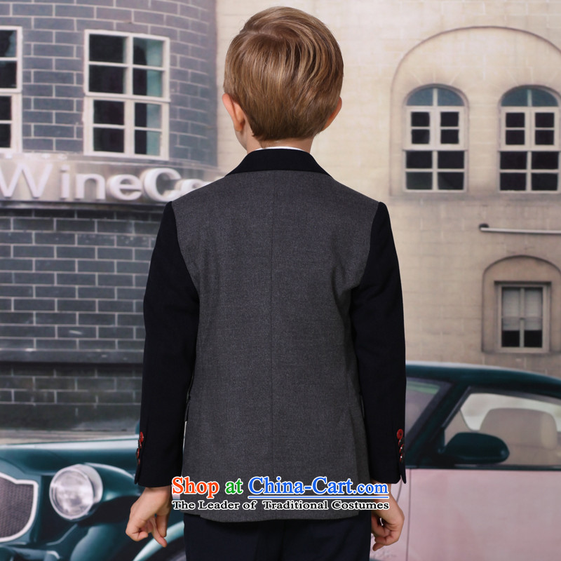 The 2014 autumn new ELPA children's apparel small boy thin hair suit it knocked color stitching) dress suit NX0005 NX0005B 150,ELPA,,, shopping on the Internet