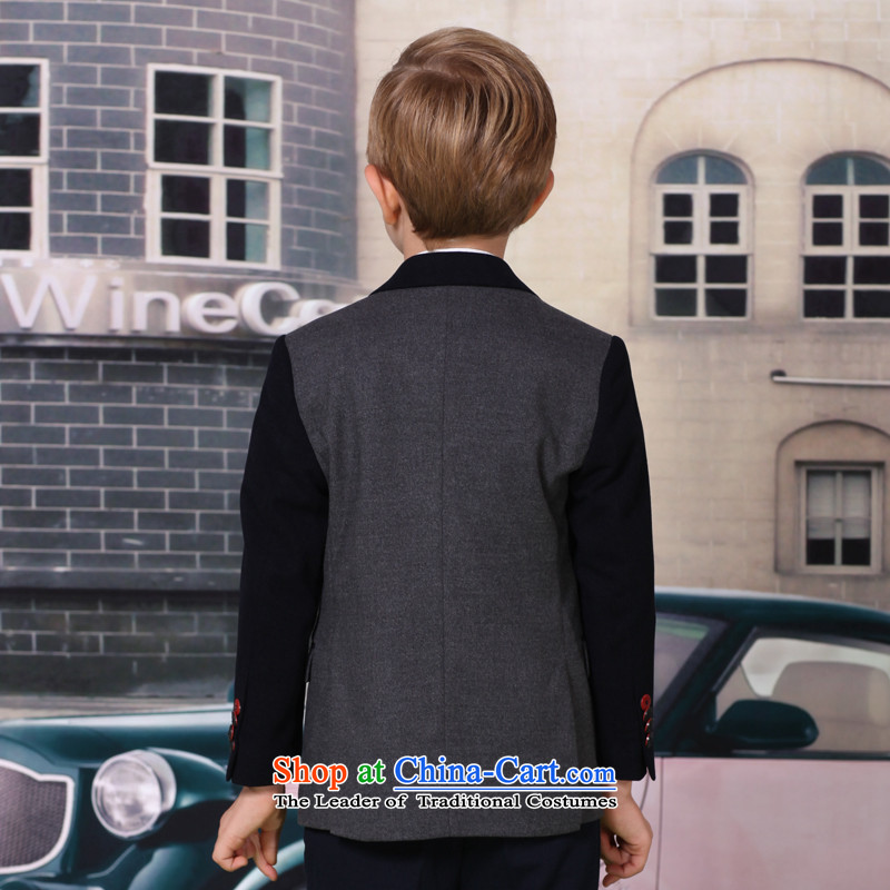 The 2014 autumn new ELPA children's apparel small boy thin hair suit it knocked color stitching) dress suit NX0005 NX0005B 150,ELPA,,, shopping on the Internet