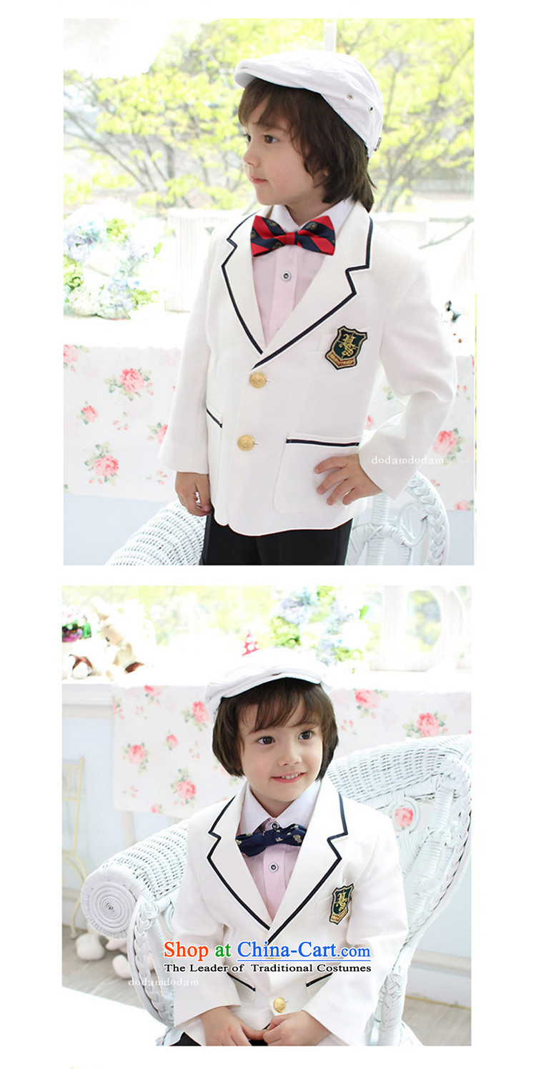 Mrs Ingrid Yeung Mei upscale children so suit Male Kit Flower Girls suits dress suits for the boys more suits Korea version 8 black suit, white piece white 120 yards 115-125CM height picture, prices, brand platters! The elections are supplied in the national character of distribution, so action, buy now enjoy more preferential! As soon as possible.
