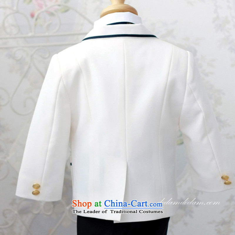 Mrs Ingrid Yeung Mei upscale children so suit Male Kit Flower Girls suits dress suits for the boys more suits Korea version 8 black suit, white piece white 120 yards 115-125CM, height so-mi (beiranmay beibei) , , , shopping on the Internet