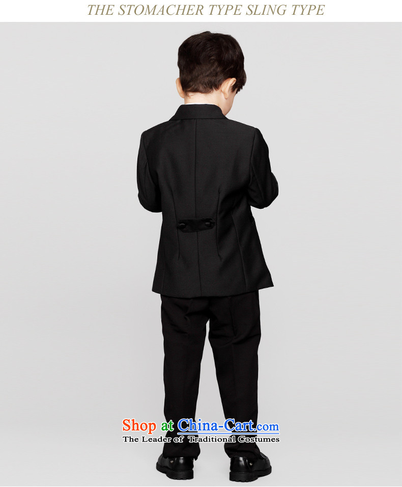 Eyas children dress boy Kit Flower Girls dress suit small boy Wedding sets boys dress suit coats boys A1102 small black 140cm photo, prices, brand platters! The elections are supplied in the national character of distribution, so action, buy now enjoy more preferential! As soon as possible.
