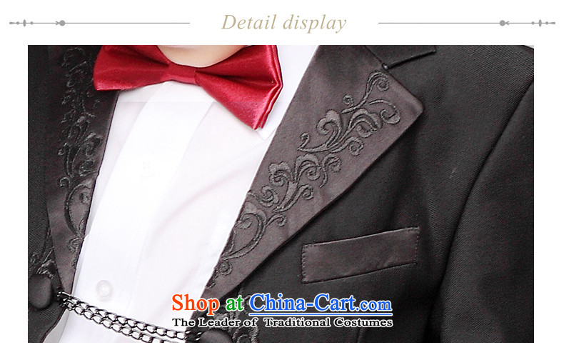 Eyas children dress boy Kit Flower Girls dress suit small boy Wedding sets boys dress suit coats boys A1102 small black 140cm photo, prices, brand platters! The elections are supplied in the national character of distribution, so action, buy now enjoy more preferential! As soon as possible.