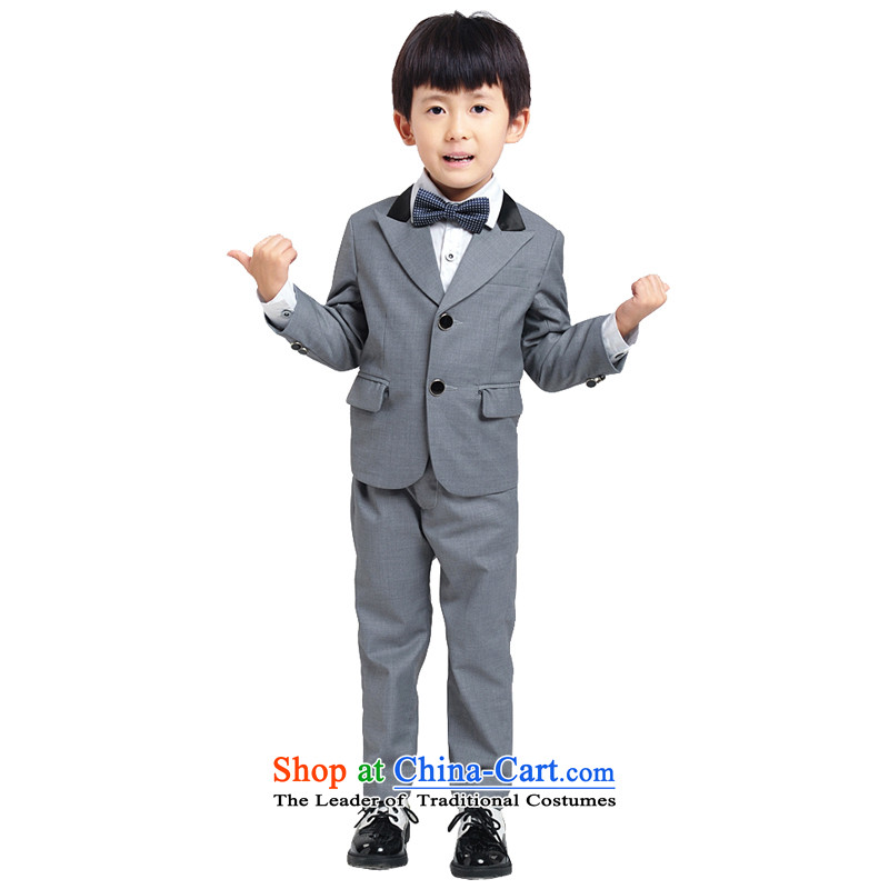 Adjustable leather case package boy children suit small leisure suit coats suits Kit 150cm