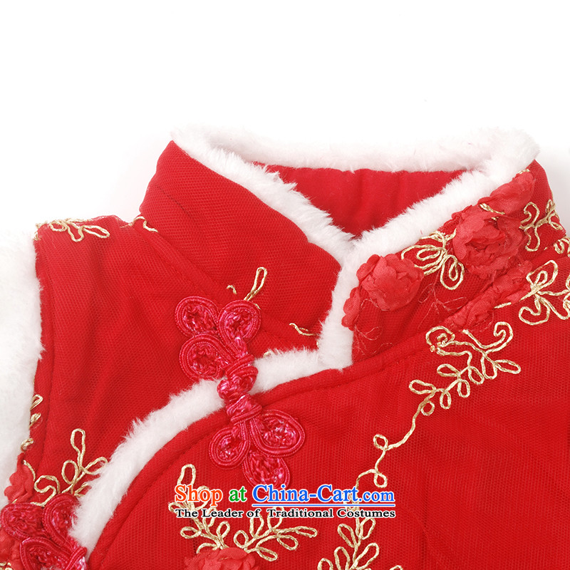 Child Lok Wei new winter clothing Chinese girls ãþòâ children Tang dynasty baby qipao China wind loading of New year red 100 girls Lok Wei (tonglehui) , , , shopping on the Internet