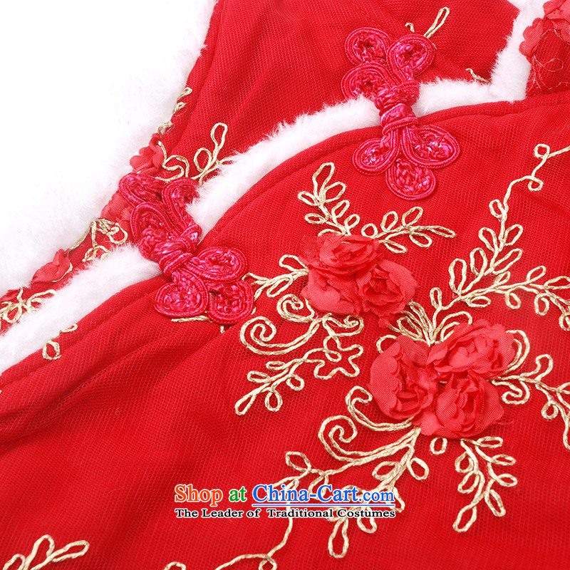 Child Lok Wei new winter clothing Chinese girls ãþòâ children Tang dynasty baby qipao China wind loading of New year red 100 girls Lok Wei (tonglehui) , , , shopping on the Internet