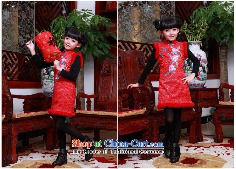 The Burkina found autumn and winter coats shirt qipao children girls Tang dynasty ethnic dress really gross children's wear dresses will red 160 pictures, prices, brand platters! The elections are supplied in the national character of distribution, so action, buy now enjoy more preferential! As soon as possible.