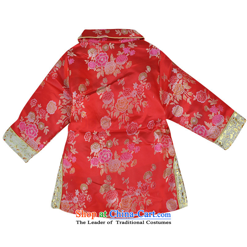 Children away from the Tang Dynasty Chinese Characteristics of Children girls New Year gift birthday dress Little Princess Spring Festival 0133 will red 15 yards away, child (tongzhiyao) , , , shopping on the Internet