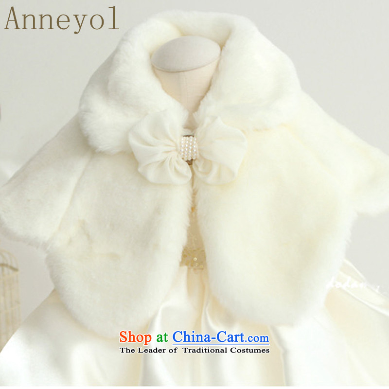 The Korean version of the Child dresses anneyl shawl Flower Girls shawl children at shoulder capes small shawls gross children serving children's entertainment performances shawl shawl white size is too small 120 yards 100-110cm, recommendations optimize-