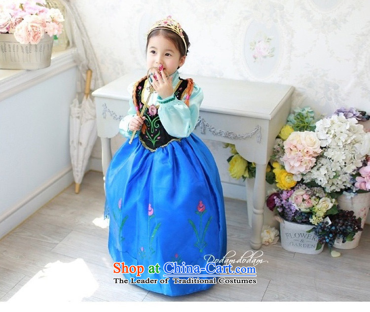 Mrs Ingrid Yeung Mei ice and snow so Qi Yuan Anna skirt dresses Princess Diana anna frozen Korean girl children's wear skirts girls princess skirt map color code 120-130CM height picture L, prices, brand platters! The elections are supplied in the national character of distribution, so action, buy now enjoy more preferential! As soon as possible.