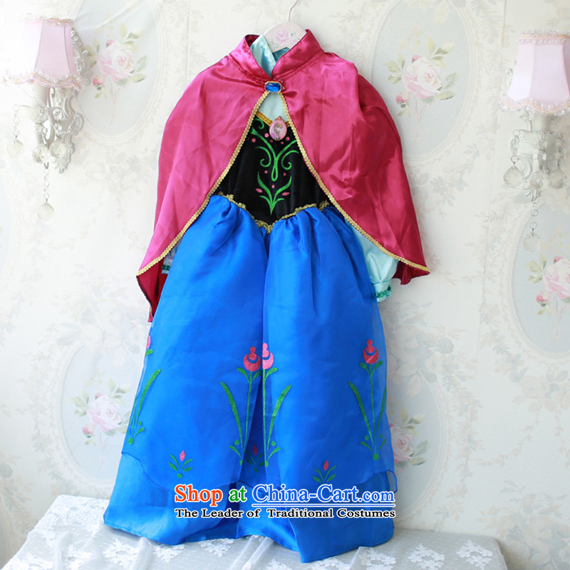 Mrs Ingrid Yeung Mei ice and snow so Qi Yuan Anna skirt dresses Princess Diana anna frozen Korean girl children's wear skirts girls princess skirt map color code height 120-130CM, L-mi (beiranmay beibei so) , , , shopping on the Internet
