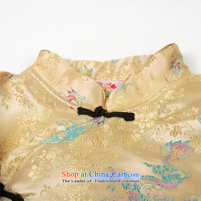 Child Lok Wei new winter grade boy baby New Year Tang dynasty satin children sets 4 piece landowners with yellow 110 children 1-4 years Lok Wei (tonglehui) , , , shopping on the Internet