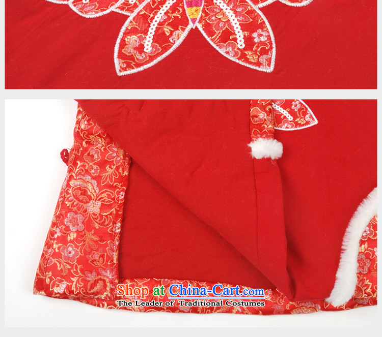 Child Lok Wei new winter clothing girls plush shawl folder cotton qipao two kits baby Tang Dynasty Chinese new year 1-4 years of red 90 pictures, prices, brand platters! The elections are supplied in the national character of distribution, so action, buy now enjoy more preferential! As soon as possible.