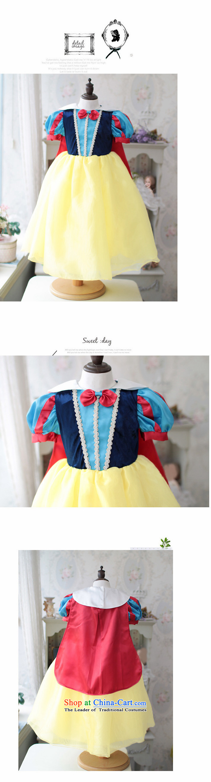 Anneyol skirt snow white gown skirt Halloween dress children birthday party load dress snow white dress child map color (skirt + model hairbands) 140 yards 130-140cm high picture, prices, brand platters! The elections are supplied in the national character of distribution, so action, buy now enjoy more preferential! As soon as possible.