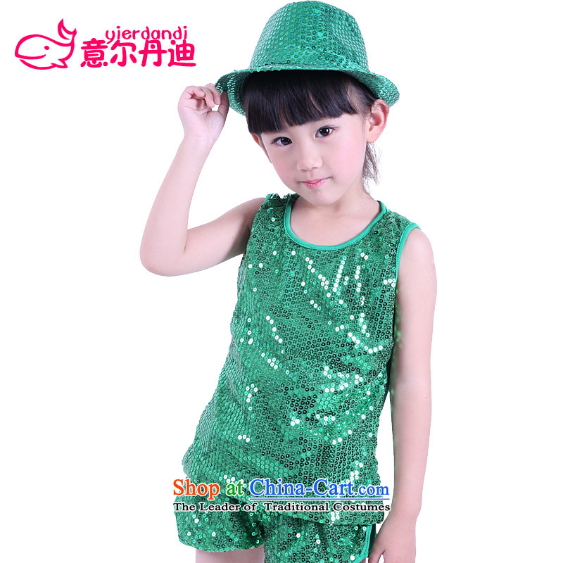 The new children's entertainment services on jazz dance piece costumes to boys and girls Street Dance Dance stage performances costumes child care service pack blue Show 160 intended gourdain yierdandi () , , , shopping on the Internet