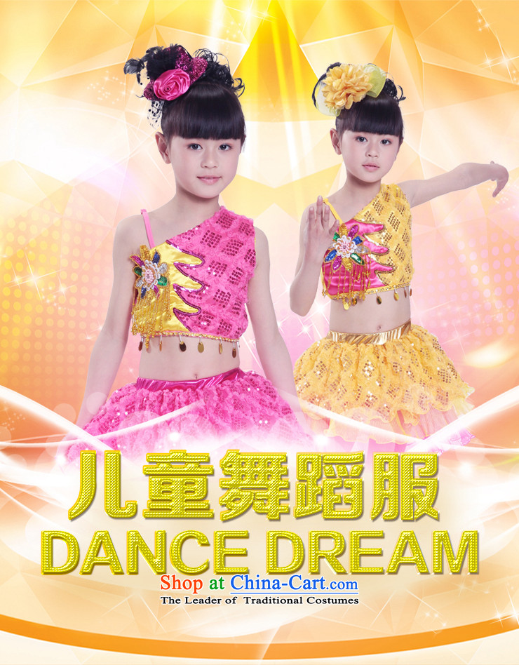 The new Child Care Services modern dance performances theatrical performances on-chip performance split dress girls show dress princess skirt yellow 130 pictures, prices, brand platters! The elections are supplied in the national character of distribution, so action, buy now enjoy more preferential! As soon as possible.