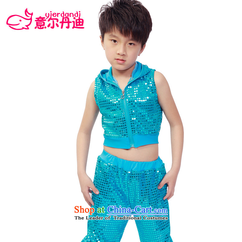 2015 new children's stage performances for boys and girls to modern jazz dance wearing apparel package dance child care professional children will dress black 150, intended gourdain yierdandi () , , , shopping on the Internet