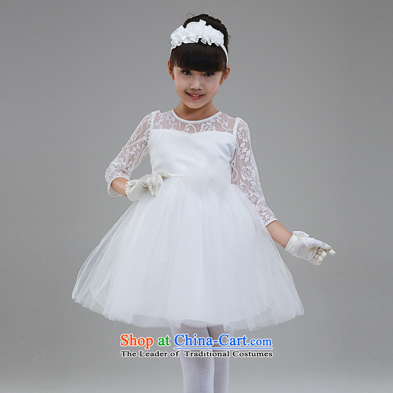 The Workshop 2015 Chun Yi, Flower Girls wedding dresses princess girls birthday party evening dresses dress children dress skirt princess skirt children bon bon skirt white 150, the square has been pressed clothes shopping on the Internet