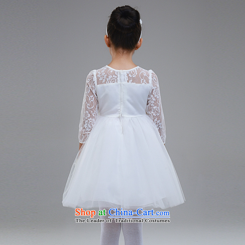 The Workshop 2015 Chun Yi, Flower Girls wedding dresses princess girls birthday party evening dresses dress children dress skirt princess skirt children bon bon skirt white 150, the square has been pressed clothes shopping on the Internet