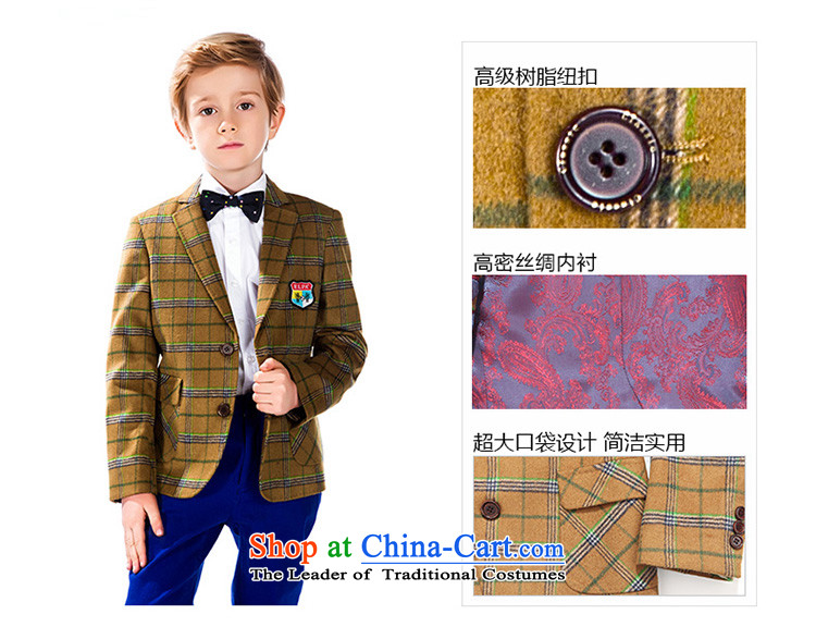 The 2014 autumn and winter ELPA new children's wear boys wool grid Suits Small suit? Flower Girls will dress NXB0021A 125 pictures, prices, brand platters! The elections are supplied in the national character of distribution, so action, buy now enjoy more preferential! As soon as possible.