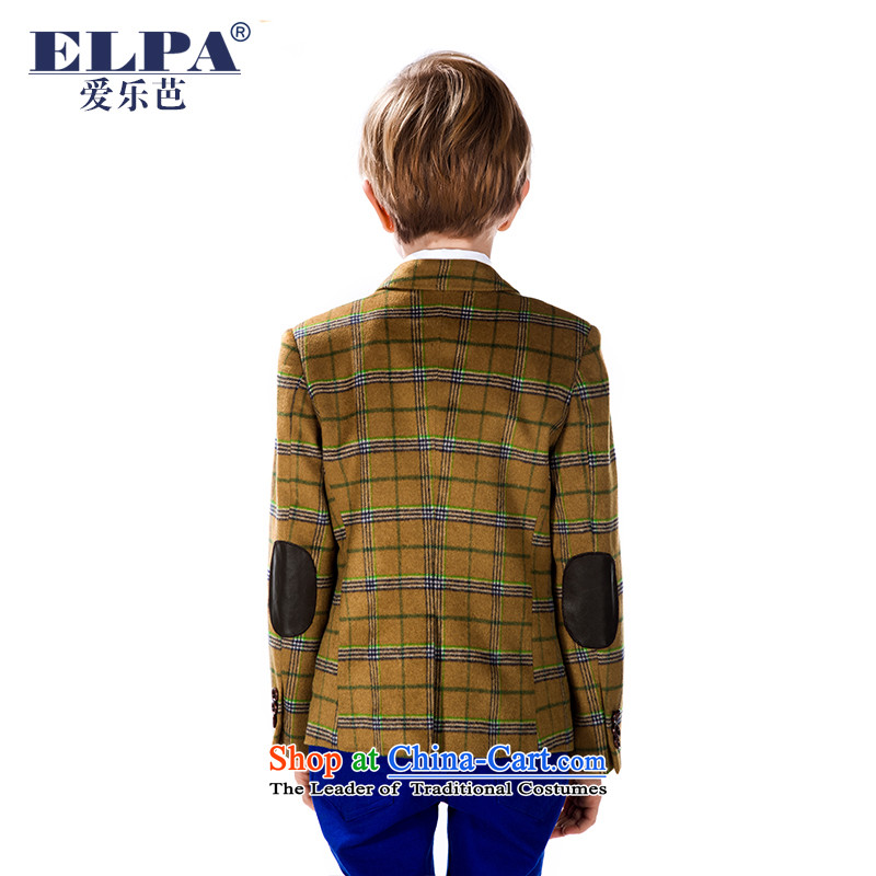 The 2014 autumn and winter ELPA new children's wear boys wool grid Suits Small suit? Flower Girls will dress NXB0021A 125,ELPA,,, shopping on the Internet