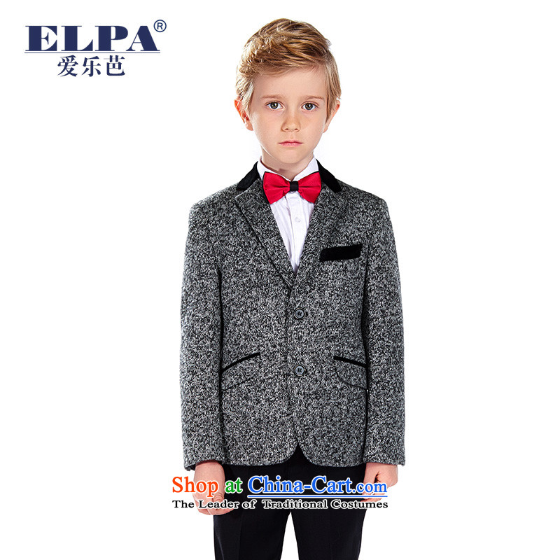The 2014 autumn and winter ELPA new children's wear boys knitting wool Suits Small suit? Flower Girls will dress NXB0022 155