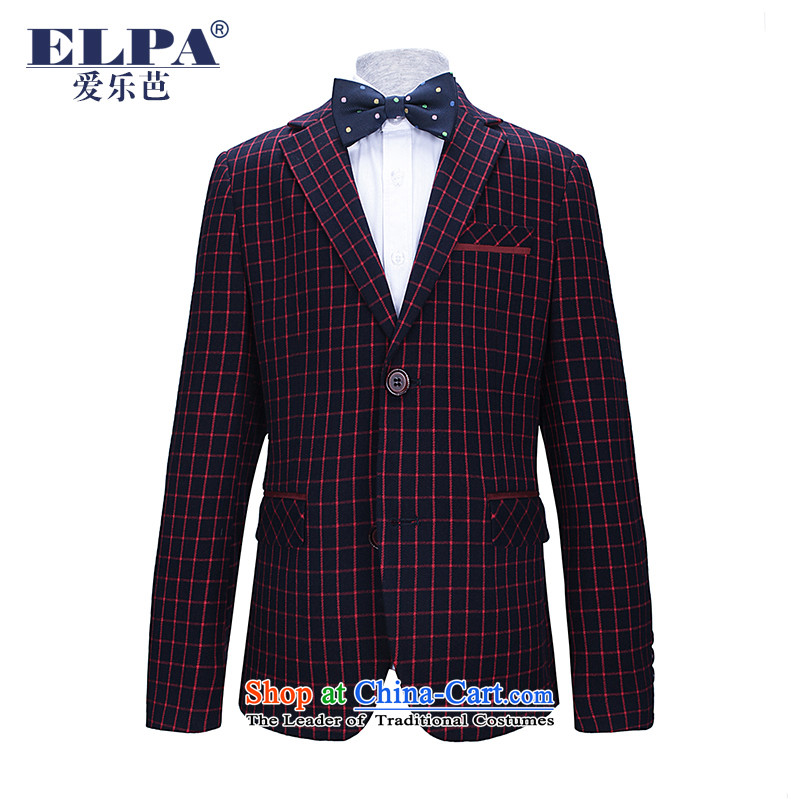 Elpa autumn and winter new children's wear boys latticed jacket Suits Small Flower Girls dress NXB0025 will NXB0025C red checkered 155,ELPA,,, shopping on the Internet