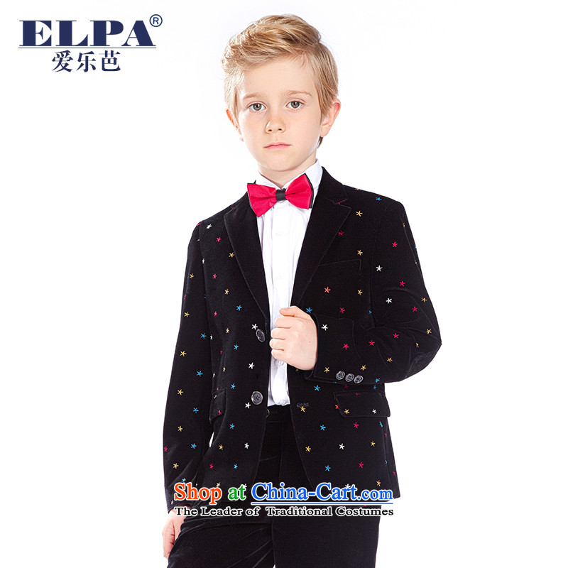 The autumn 2015 new ELPA children's apparel boy velvet draped Flower Girls will dress NXB0031 NXB0031A 135