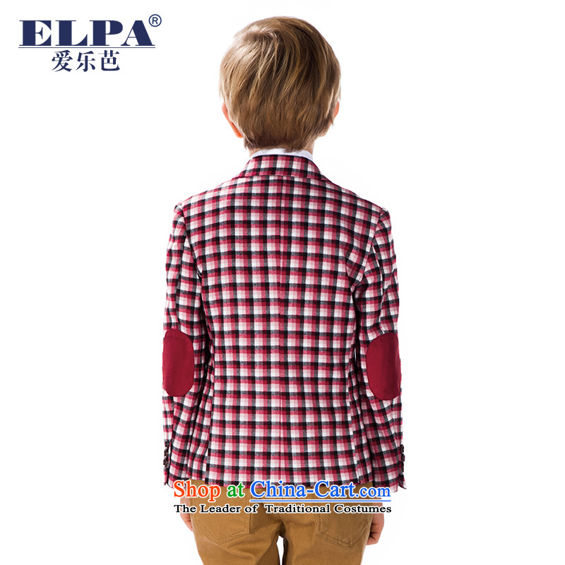 Elpa autumn and winter new children's wear boys latticed jacket Suits Small Flower Girls dress NXB0039 will NXB0039B red checkered 165,ELPA,,, shopping on the Internet