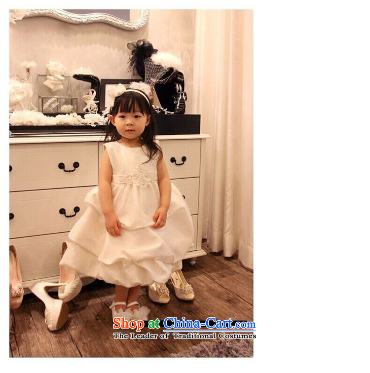With the Chinese girls will dress children wedding flower girl children's wear dresses bon bon princess skirt white 90 children picture, prices, brand platters! The elections are supplied in the national character of distribution, so action, buy now enjoy more preferential! As soon as possible.