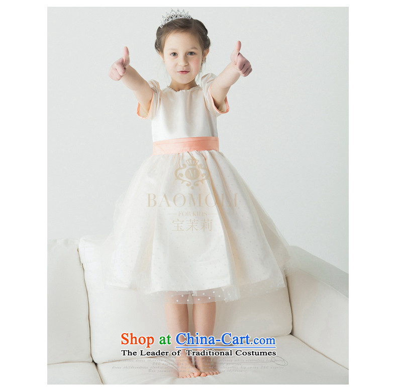 Po Jasmine children's wear children's entertainment services flower girls wearing princess skirt girls dress dances to bubble pocket pearl tie point dress L15001010 champagne color and size - 5 Days custom shipping picture, prices, brand platters! The elections are supplied in the national character of distribution, so action, buy now enjoy more preferential! As soon as possible.