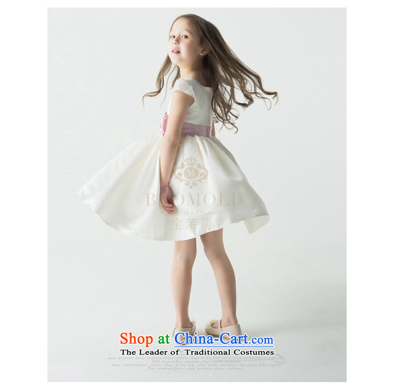 Po Jasmine children dress child princess skirt girls dress skirt Flower Girls will ivory white short-sleeved purple flowers L15001011 manually Custom custom-size ivory - 5 day shipping picture, prices, brand platters! The elections are supplied in the national character of distribution, so action, buy now enjoy more preferential! As soon as possible.