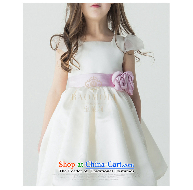 Po Jasmine children dress child princess skirt girls dress skirt Flower Girls will ivory white short-sleeved purple flowers L15001011 manually Custom custom-size ivory - 5 day shipping picture, prices, brand platters! The elections are supplied in the national character of distribution, so action, buy now enjoy more preferential! As soon as possible.