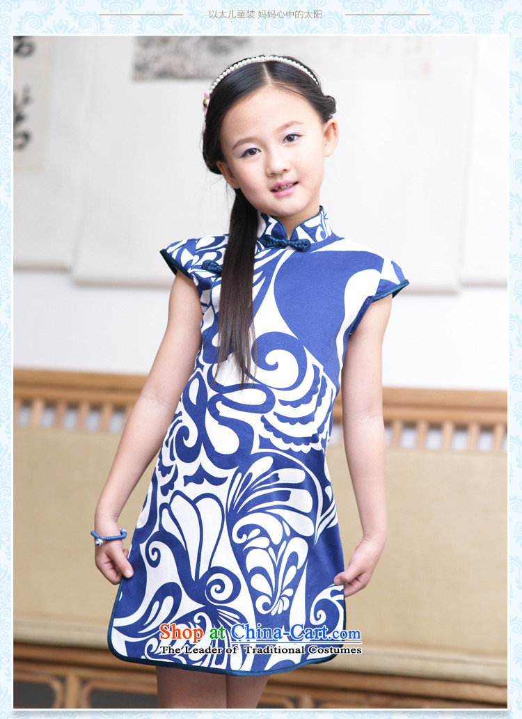 Ethernet-Summer Children qipao girls Tang Dynasty Pure Cotton Da Tong Zheng will national classical style qipao celadon Flower Girls dress Charlene Choi Yeon Celadon 150 pictures, prices, brand platters! The elections are supplied in the national character of distribution, so action, buy now enjoy more preferential! As soon as possible.