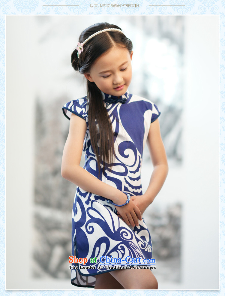 Ethernet-Summer Children qipao girls Tang Dynasty Pure Cotton Da Tong Zheng will national classical style qipao celadon Flower Girls dress Charlene Choi Yeon Celadon 150 pictures, prices, brand platters! The elections are supplied in the national character of distribution, so action, buy now enjoy more preferential! As soon as possible.