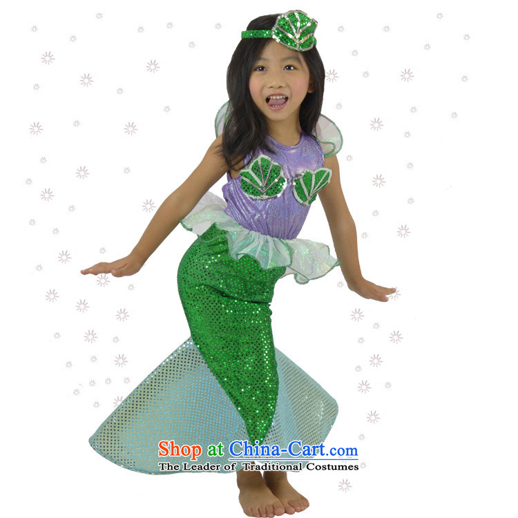 Fantasy Halloween costume party girls show apparel photography services dresses Party Role Play Mermaid Princess skirt with Head Ornaments 110cm(5-6 code) Picture, prices, brand platters! The elections are supplied in the national character of distribution, so action, buy now enjoy more preferential! As soon as possible.