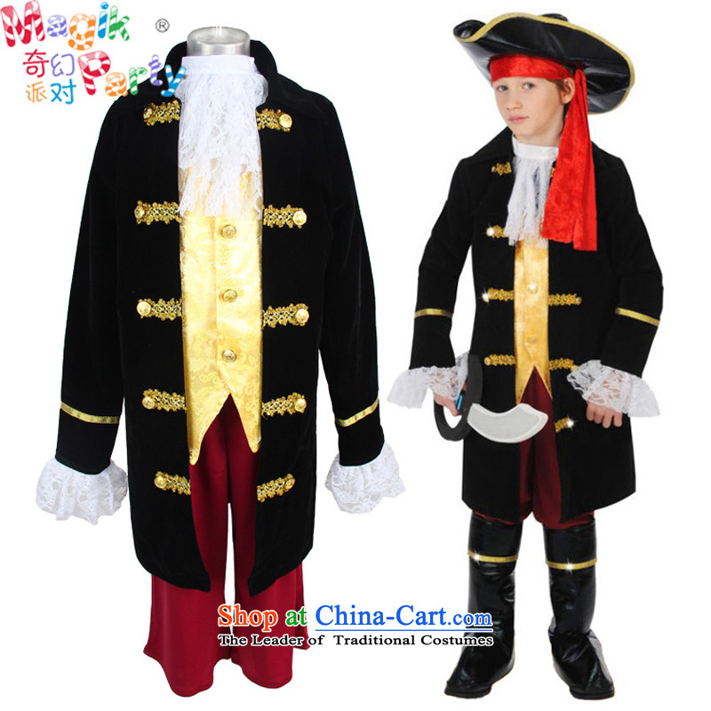 Fantasy Party festival costumes masquerade Dress Photography School Performance Apparel clothing fashions pirates replacing captain theater service as shown?145cm_11-12 code_