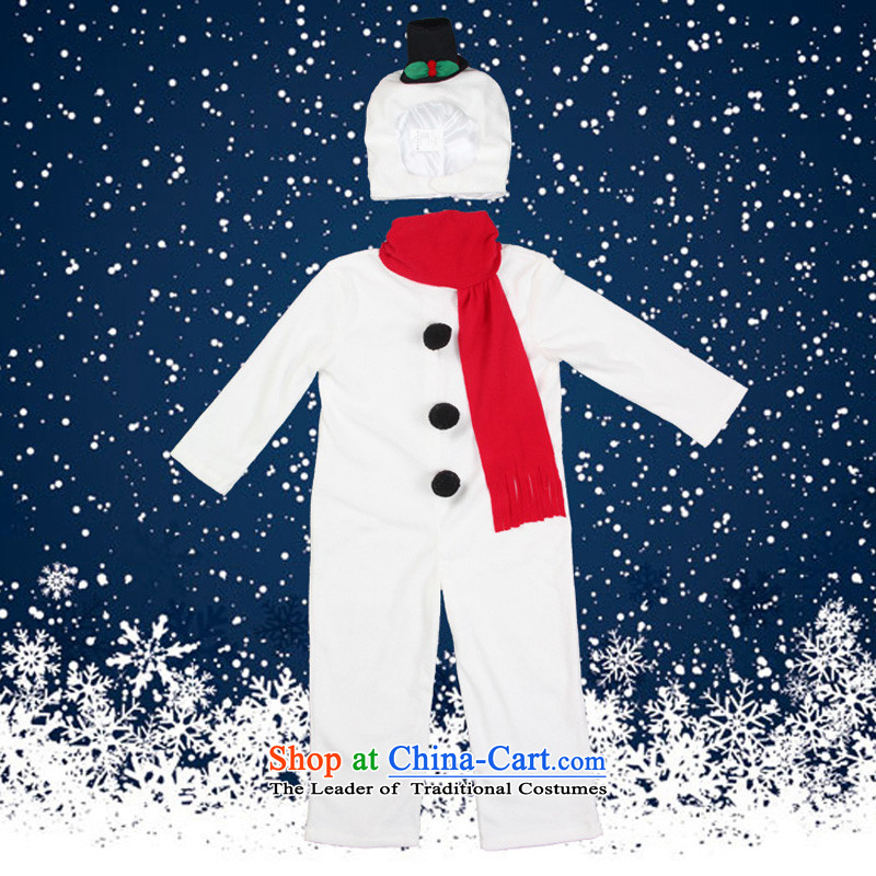 Fantasy Party Christmas clothing to boys and girls show apparel role play kindergarten red nose 145cm11-12 WHITE SNOWMAN code, a party (magikparty) , , , shopping on the Internet