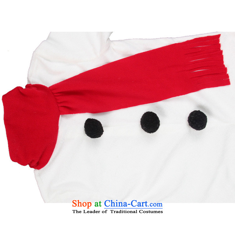 Fantasy Party Christmas clothing to boys and girls show apparel role play kindergarten red nose 145cm11-12 WHITE SNOWMAN code, a party (magikparty) , , , shopping on the Internet